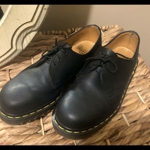 Black Doc Martens Oxford Shoe